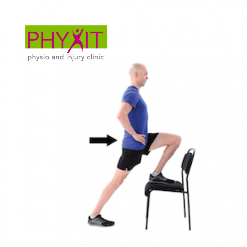 At Home Exercises Standing Hip Flexor Stretch Phyxit Physio And Injury Clinic